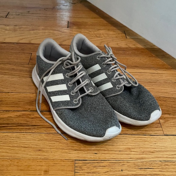 adidas Shoes - Gray Adidas Cloudfoam Grey Sneakers - Size 8.5